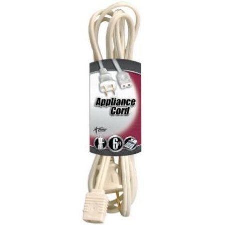 SOUTHWIRE 6' 182 WHT Appl Cord 9307